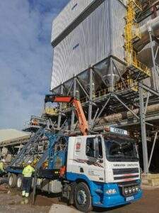 Working Platform, Access Stairs and Handrail Design, Manufacture steel fabrication leitrim, cavan, ireland United Kingdom